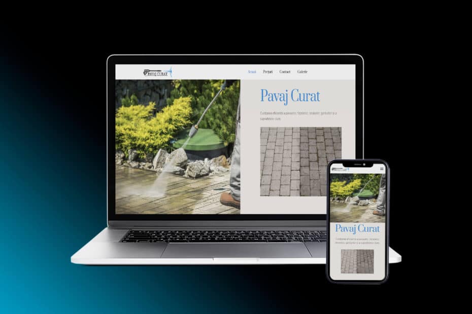 pavaj-curat mockup site grafica